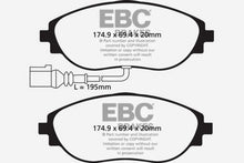 Load image into Gallery viewer, EBC Ultimax D1633 OEM Replacement Brake Pads for Volkswagen Passat, CC, GTI