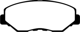 EBC Greenstuff 2000 Series Sport Brake Pads for Honda Accord and Acura ILX - Front