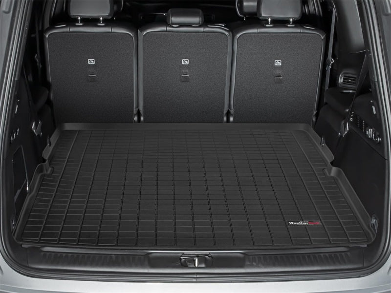WeatherTech WET401488 Cargo Liner for 2022-2023 Jeep Grand Wagoneer, Black, Behind 2nd Row