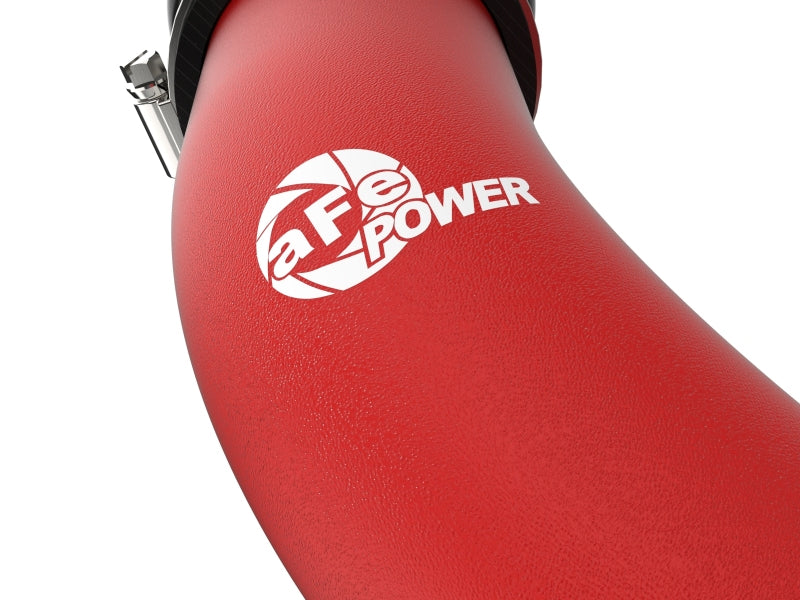 aFe BladeRunner 2-1/2 Inch Aluminum Hot Charge Pipe Kit for Subaru WRX 2022-2023 with Red Finish Part #afe46-20668-R
