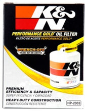 Load image into Gallery viewer, K&amp;N Engineering HP-2003 Premium Oil Filter for Classic Pontiac Firebird