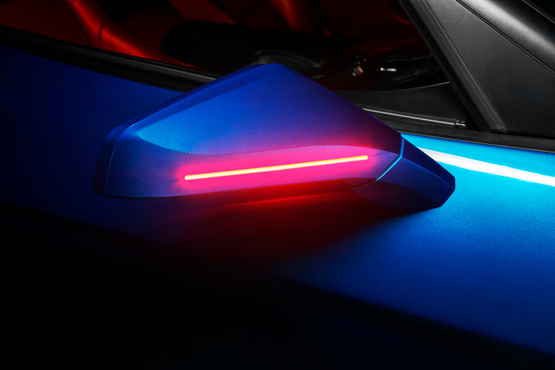 Oracle 05-13 Chevrolet Corvette C6 Concept Side Mirrors – Unpainted with Integrated LED Turn Signals and Parking Lights