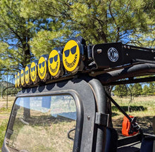 Load image into Gallery viewer, KC HiLiTES 6-inch Hard Cover for Gravity Pro6 LED Lights - 50th Anniversary Smiley Face Design