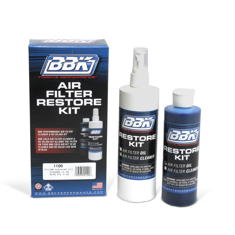 BBK Cold Air Filter Restore Cleaner & Re-Oil Kit - Part Number BBK1100