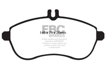 Load image into Gallery viewer, EBC Ultimax OEM Replacement Front Brake Pads for Mercedes-Benz C-Class (W204) * Part No. EBC UD1340