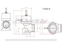 Load image into Gallery viewer, GReddy Type R Universal Blow-Off Valve with Standard Spring - Part Number GRE11501660