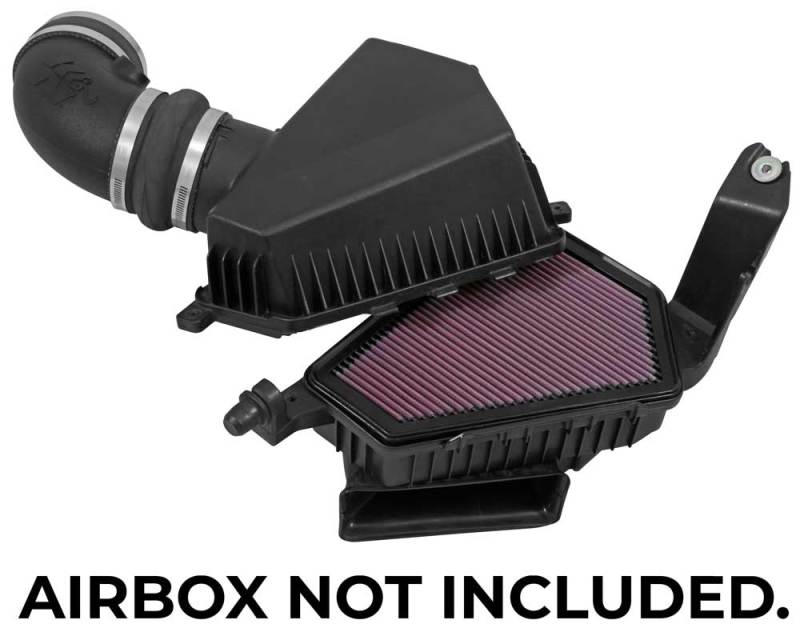 K&N 09-15 Cadillac CTS-V 6.2L V8 Performance Intake Kit - 57 Series OEM Air Box System