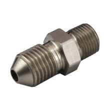 Load image into Gallery viewer, Turbosmart 1/8in NPT to -4AN Stainless Steel Male Fittings for External Wastegates