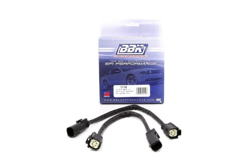 BBK Performance 11-14 Ford Mustang V6 GT Rear O2 Sensor Wire Harness Extensions - Pair