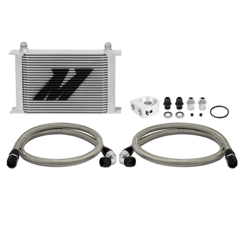 Mishimoto Universal 25-Row Oil Cooler Kit for Automotive Performance and Protection