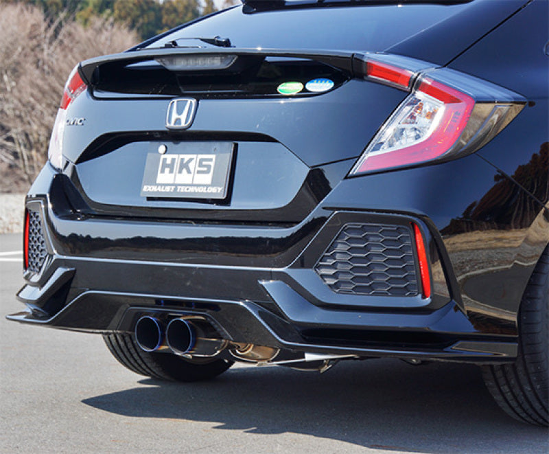 HKS Legamax Premium Exhaust System for Honda Civic Hatchback FK7