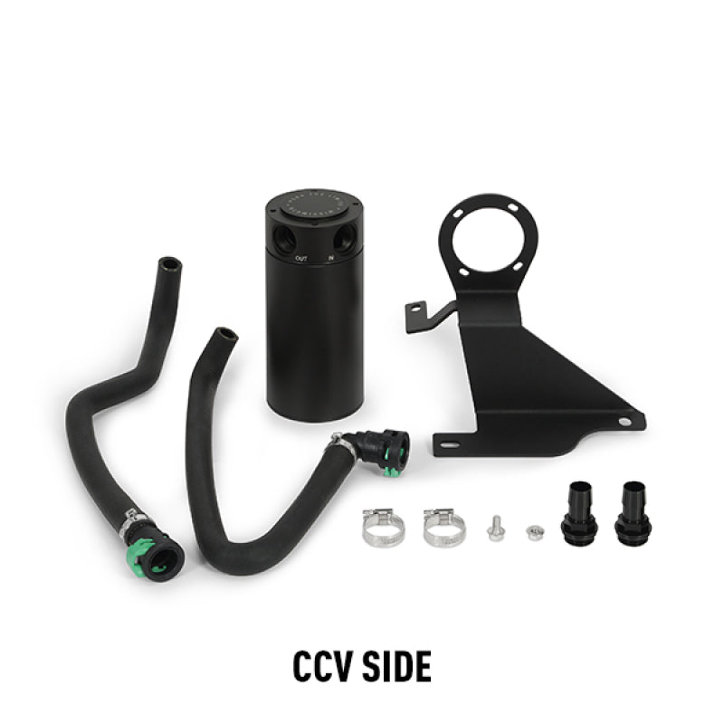 Mishimoto 11-14 Ford F-150 EcoBoost 3.5L Baffled Oil Catch Can Kit - Protect Your Engine from Carbon Buildup