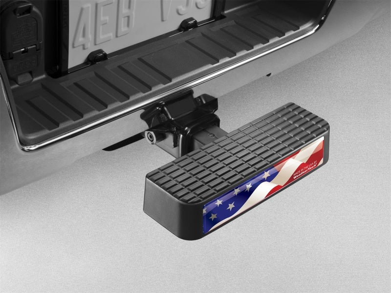 WeatherTech BumpStep? Black for 2-Inch Receiver Hitch - Custom Aluminum Bumper Protector and Step
