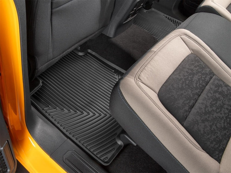 WeatherTech W600 All-Weather Rear Floor Mats for 2021+ Ford Bronco, Black
