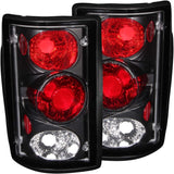 ANZO 2000-2005 Ford Excursion Tail Light Assembly with Clear Lens and Black Housing
