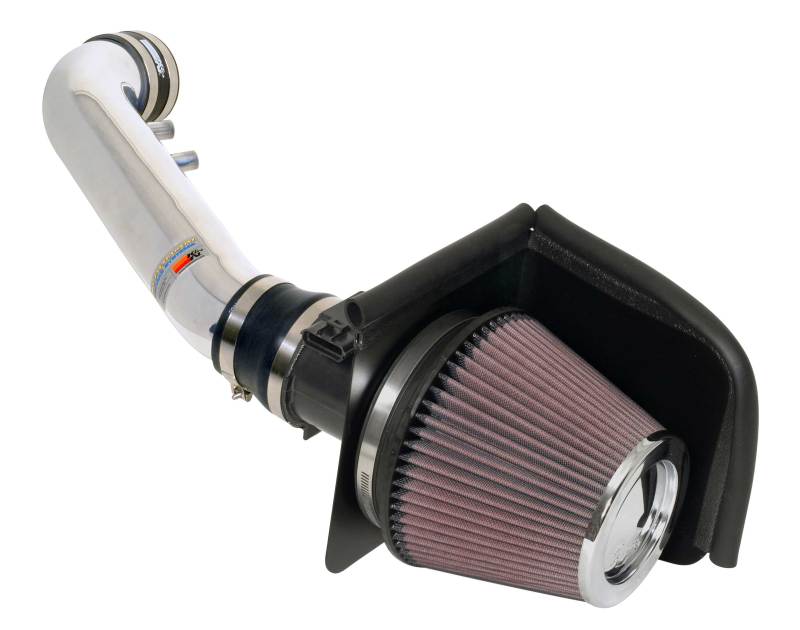 K&N Engineering Cold Air Intake System for 2002-2004 Ford Mustang GT 4.6L * Polished Typhoon Short Ram Intake