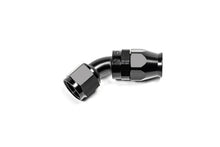 Load image into Gallery viewer, Radium Engineering 10AN Black Aluminum Hose End for PTFE Hoses - 45 Degree Bend