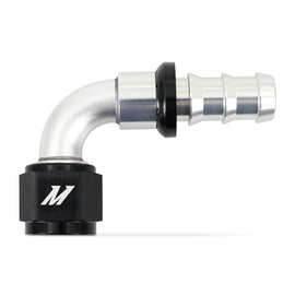 Mishimoto 90 Degree Push Lock Fitting - 10AN for Automotive Coolers and Lines