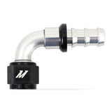Mishimoto 90 Degree Push Lock Fitting - 10AN for Automotive Coolers and Lines