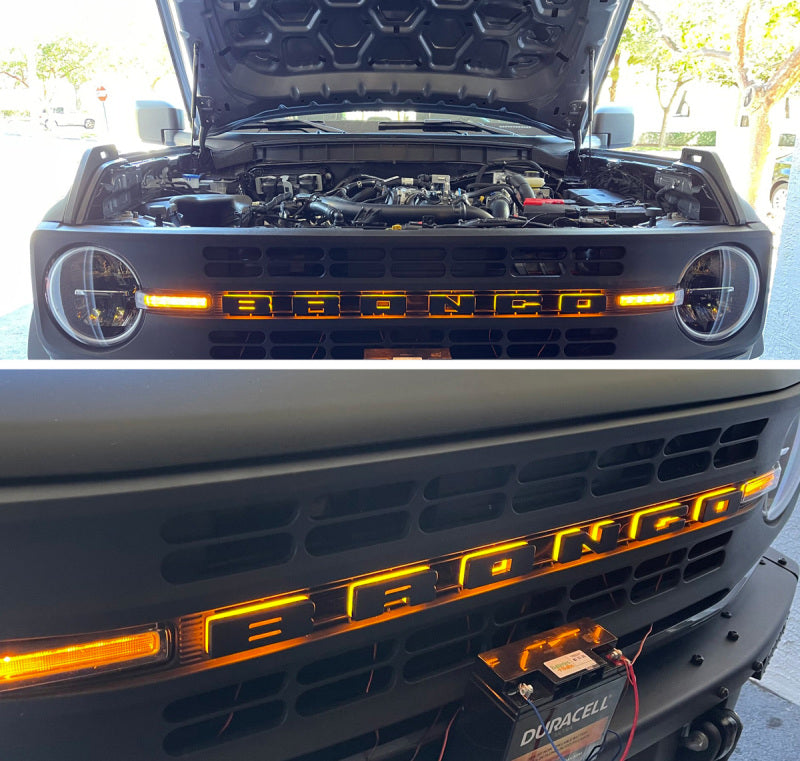 ORACLE Lighting Universal LED Letter Badges - Matte Black Finish for Custom Vehicle Styling