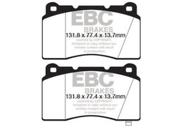 EBC Yellowstuff Brake Pads for Hyundai Genesis Coupe 2011-2013 * Street and Track Performance