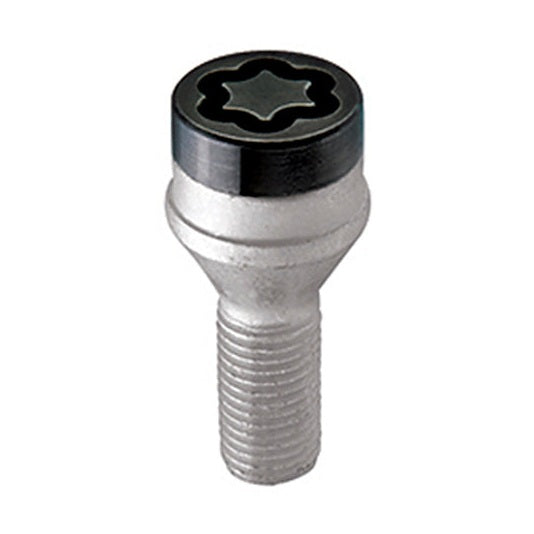 McGard Black Cone Seat Wheel Lock Bolt Set M14 x 1.5 – 4 Locks & Key for BMW X3, 745Li