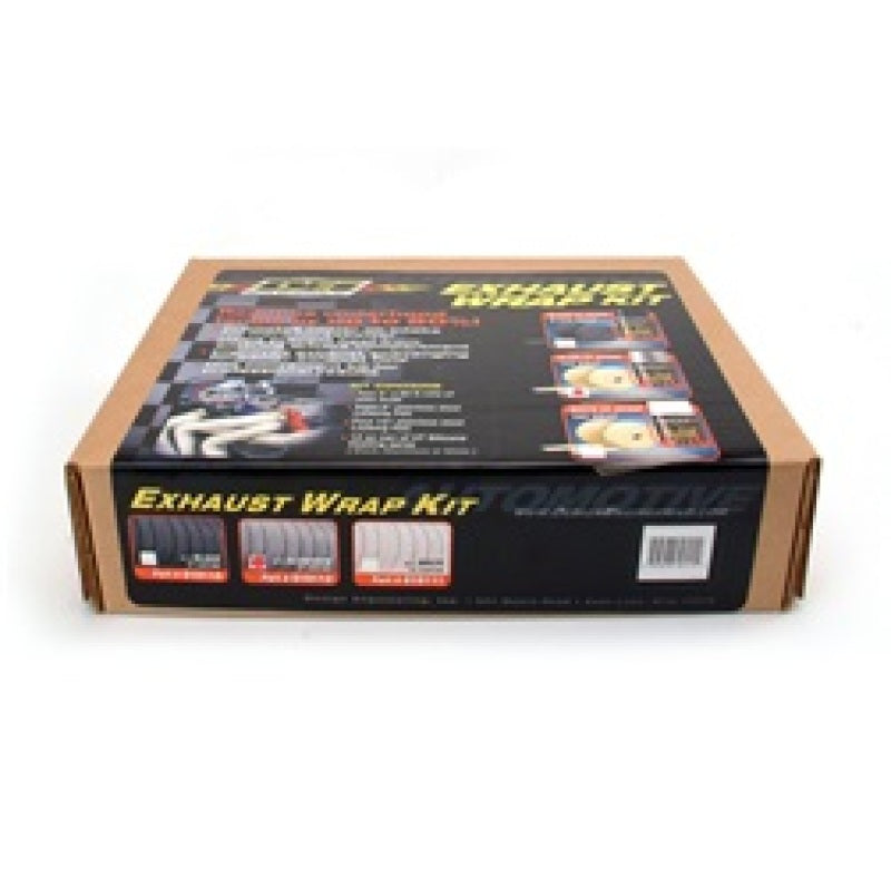 DEI Exhaust Wrap Kit - Tan Exhaust Wraps with Aluminum HT Silicone Coating and Locking Ties