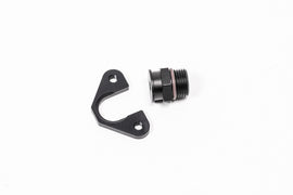 Radium Engineering FPR Adapter - 8AN ORB, 7mm Bore, 39mm Offset, M6 Thread (Part Number: rad20-0595)