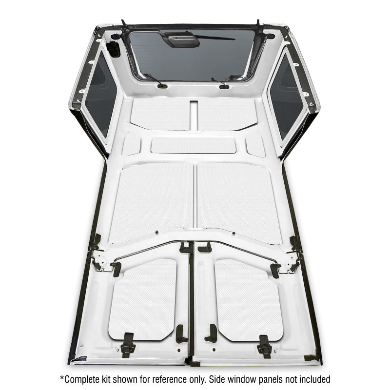 DEI Boom Mat Headliner for Jeep Wrangler JL 4-Door 2018-2020 – Noise and Heat Insulation, White