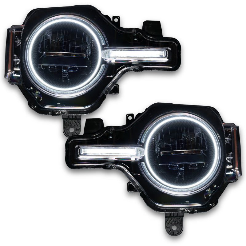 Oracle Lighting 491996 ColorSHIFT Headlight Halo Kit with DRL Bar for 2021-2023 Ford Bronco - Base Headlights