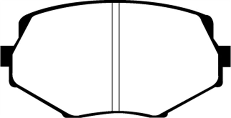 EBC Redstuff Ceramic Low Dust Front Brake Pads for 1994-2003 Mazda Miata MX5