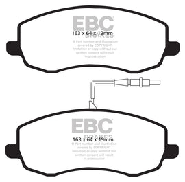 EBC Bluestuff NDX Full Race Brake Pads for McLaren 570S and MP4-12C * High Friction Performance for Track and Street Use