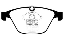 Load image into Gallery viewer, EBC Redstuff Ceramic Low Dust Front Brake Pads for BMW 5 Series (2006-2008)