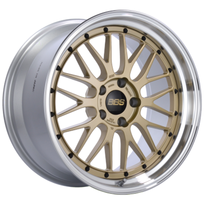 BBS LM 20x10 Inch 5x112 Bolt Pattern ET22 Gold Wheel - Model BBS LM436GPK