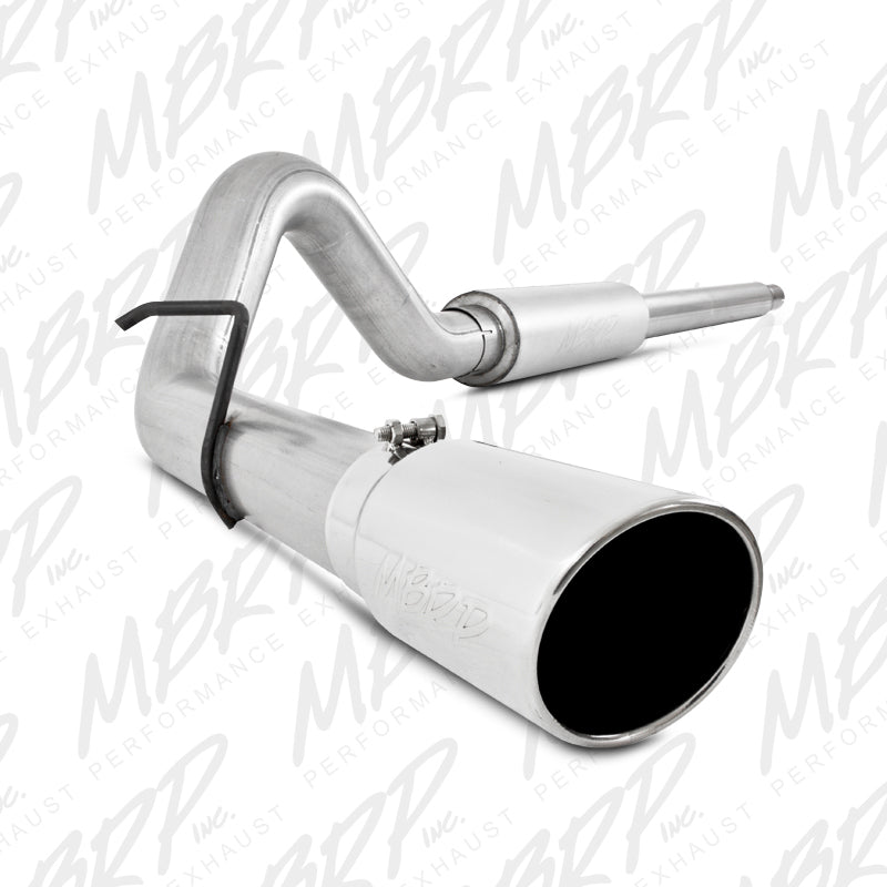 MBRP Armor Lite Series Cat Back Exhaust System for Ford F-250/350 (1999-2004) V-10, 4-Inch Single Side Exit