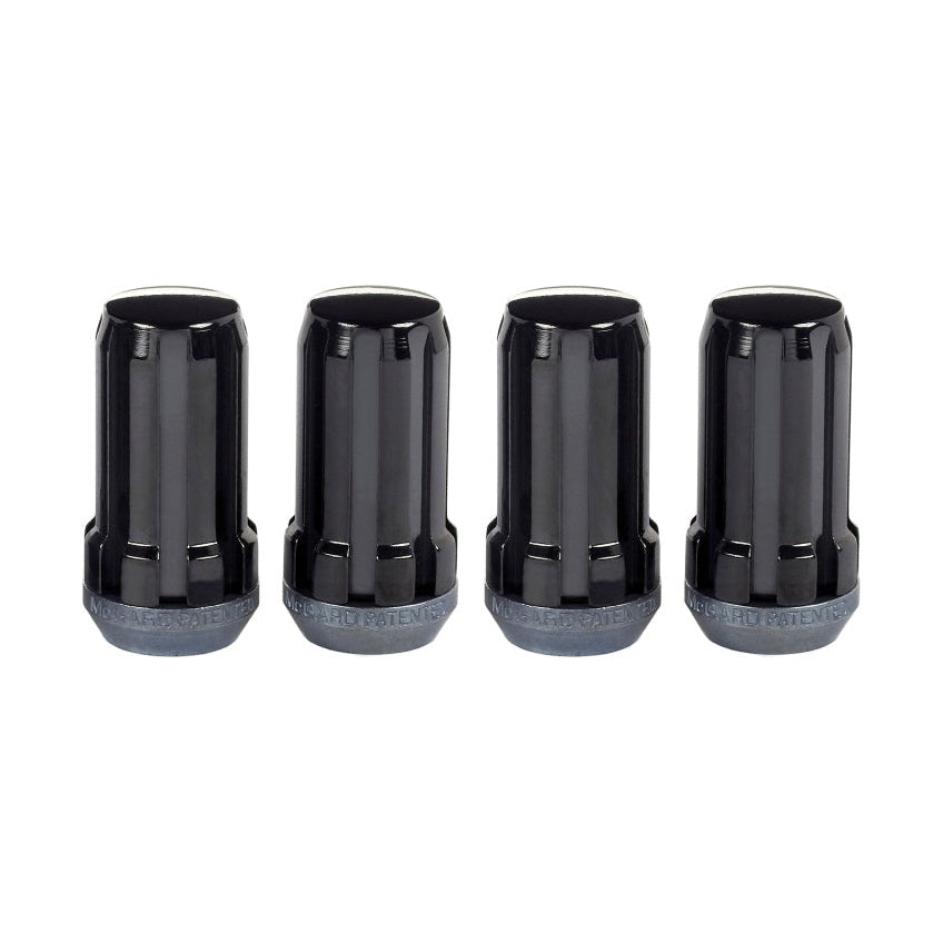 McGard SplineDrive Lug Nut Set for Aluminum Wheels - Black Cone Seat, M14 x 1.5 Thread, 1.935-inch Length (4-Pack)