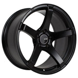 Enkei Kojin 18x9.5 Inch Matte Black Wheel with 45mm Offset and 5x100 Bolt Pattern – Part Number enk476-895-8045BK