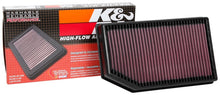 Load image into Gallery viewer, K&amp;N Engineering 33-5076 High-Flow Drop-In Air Filter for Jeep Wrangler 2018-2019