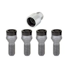 Load image into Gallery viewer, McGard Black Cone Seat Wheel Lock Bolt Set M14 x 1.25 for BMW and Mini Cooper