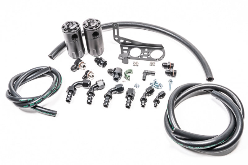 Radium Engineering Dual Catch Can Kit for Lamborghini Gallardo - Fluid Lock System Part #rad20-0859-FL