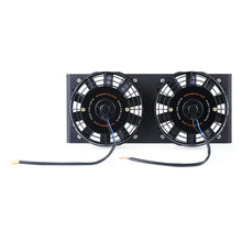 Load image into Gallery viewer, Mishimoto Universal 17-inch Heavy-Duty Oil Cooler Fan Shroud with Micro Wrinkle Black Finish