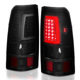 ANZO 2003-2006 Chevy Silverado 1500 LED Taillights with Smoke Lens and Black Housing