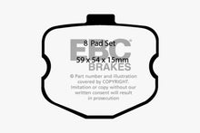 Load image into Gallery viewer, EBC Redstuff Ceramic Low Dust Rear Brake Pads for Chevrolet Corvette C6 (2010-2013) * Part Number EBCDP317714C