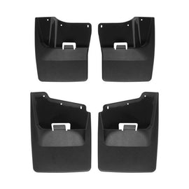 WeatherTech DigitalFit No-Drill MudFlaps for 2020-2021 GMC Sierra 2500HD and 3500HD in Black
