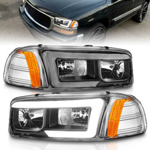 Load image into Gallery viewer, ANZO 99-17 GMC Sierra/Denali Headlight Set with Black Housing and Clear Lenses