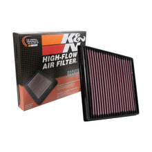 Load image into Gallery viewer, K&amp;N Engineering High-Flow Replacement Air Filter for 2015-2017 Jaguar XF and F-Pace V6-3.0L models