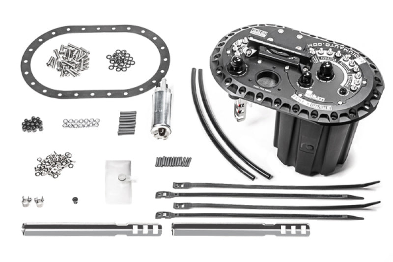 Radium Engineering FCST-X 2 Surge Tank with Walbro GSS342 Lift Pump for Competition Fuel Cells