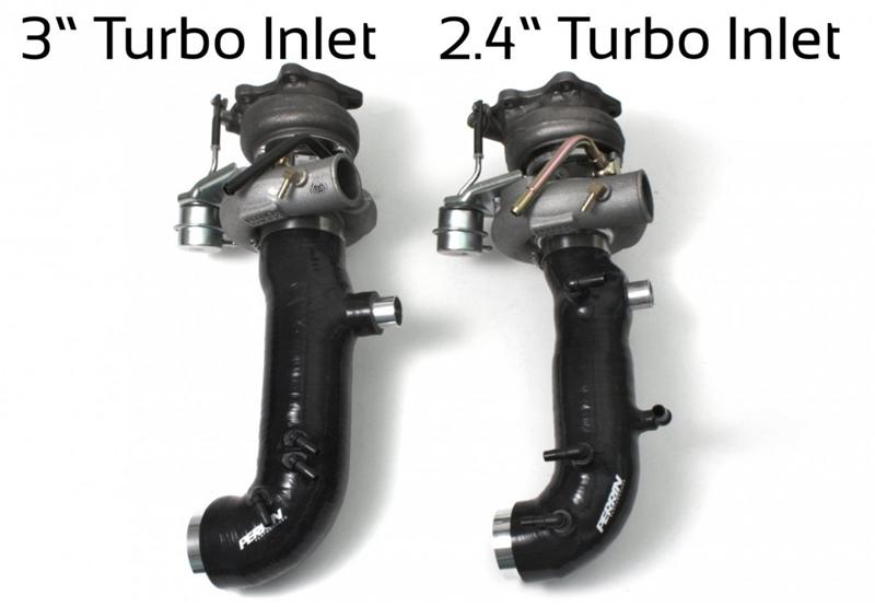 Perrin Performance Turbo Inlet Hose for Subaru WRX and STI 2002-2007 / 2004-2021, 3 Inch Black