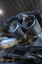 Load image into Gallery viewer, MBRP Armor Pro Series 20-24 Chevrolet Corvette C8 3-Inch Active Cat Back Exhaust with Quad Split Rear Exit and Carbon Fiber Tips