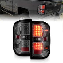 Load image into Gallery viewer, ANZO 15-19 Chevy Silverado 2500HD/3500HD LED Tail Lights with Smoke Lens and Chrome Housing